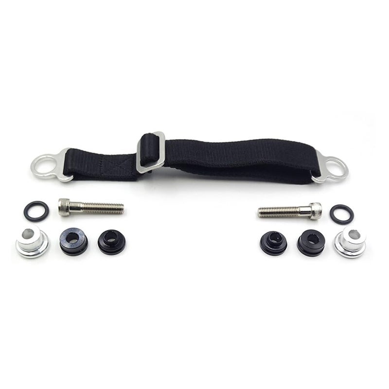 OTOM Rear Adjustable Rescue Strap Pull Strap Rope for Motorcycle Dirt Bike CRF YZF YZFX WR RMZ C2 (Black) - Image 1